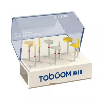 Toboom Dental High Gloss Polishing Kit For Zirconia HP0109D 9Pcs/1Kit