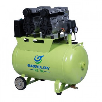 Greeloy® GA-82X Dental Oilless Air Compressor Oil Free With Silent Cabinet