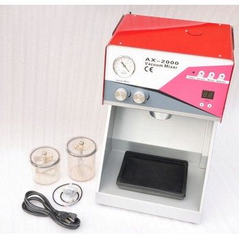 AX-2000C Dental Vacuum Mixer Lab Equipment with Built-in Pump