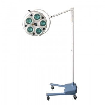 Mobile Stand Dental Led Cold Light Operation Light Surgery Lamp with Five Reflectors WYKL5
