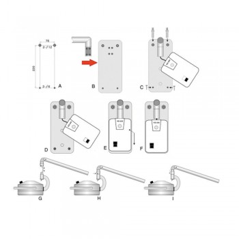 KWS® 36W Wall-mounted Dental Oral Led Surgical Lights KD-202D-3B