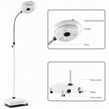 KWS® Mobile LED Stand Dental Light Oral Surgical Lamp Examination Light KD-2012D-3