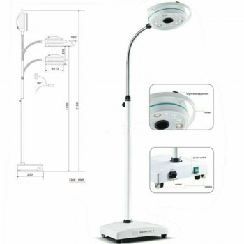 KWS® Mobile LED Stand Dental Light Oral Surgical Lamp Examination Light KD-2012D-3