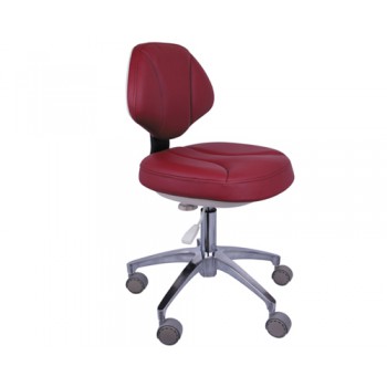 QY® QY90G-1 Doctor Stool Adjustable Mobile Operatory Chair Leather