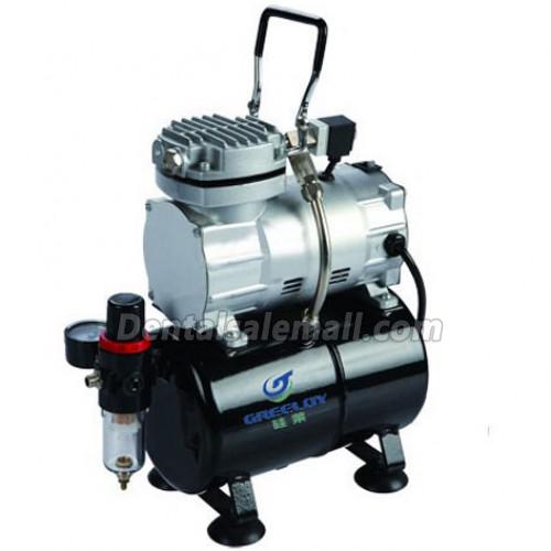 Greeloy GW-106 1/5Hp 3L Tank Portable Mini Air Compressor with Single Cylinder