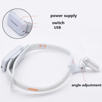 KWS KD-203AY-8 High CRI LED Prtable Dental Surgical Head Lamp Headlight