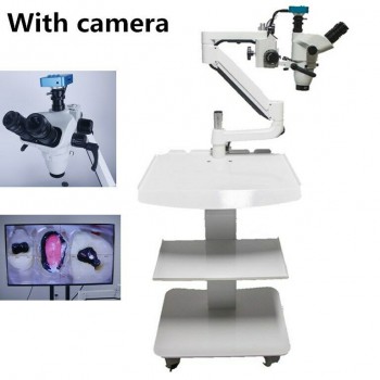 5W Trolley Type Dental Endo Therapy Operating Microscope Loups with Camera