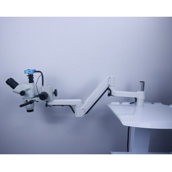 5W Trolley Type Dental Endo Therapy Operating Microscope Loups with Camera