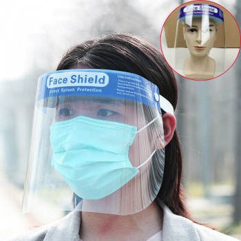 10Pcs High-definition Transparent Anti-Saliva Windproof Dustproof Anti-Fog Full Face Protective Shield