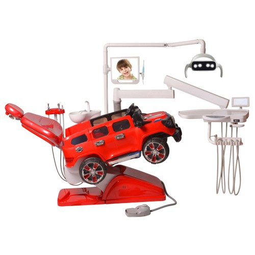 Lovely Car Design Pediatric Dental Chair Dental Chair Unit for Kids CE Approved Q1