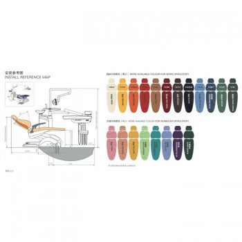 TJ2688 E5 Classic Durable Dental Chair Treatment Unit for Dental Clinic