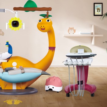 BS-AYC5 Lovely Pediatric Dental Chair Dinosaur Children Dental Unit CE Approved