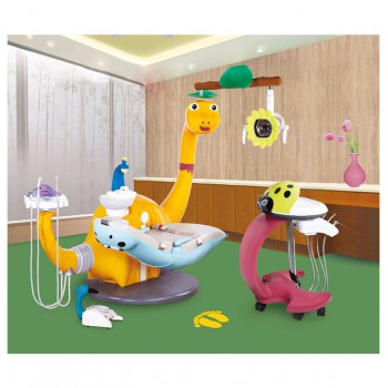 BS-AYC5 Lovely Pediatric Dental Chair Dinosaur Children Dental Unit CE Approved