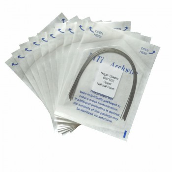 10Packs Dental Orthodontic Super Elastic NITI Arch Wire Rectangular Ovoid U/L