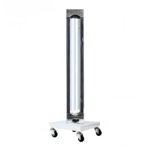 150W Mobile UV + Ozone Disinfection Trolley UVC Lamp Sterilization Lamp Ultraviolet Germicidal Light