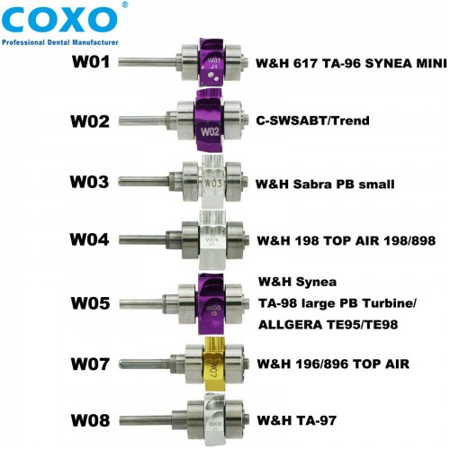 COXO Dental Replacement Rotor For W&H High Speed Turbine Handpiece