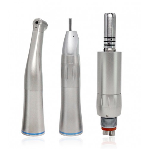 LY-14A Dental low speed handpiece kit 1Pcs contra-angel+1Pcs straight handpiece +1Pcs air motor