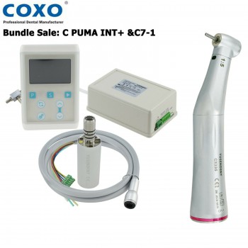 YUSENDENT COXO C PUMA INT+ Dental Built in Electric LED Micro Motor 1:5 Fiber Op...