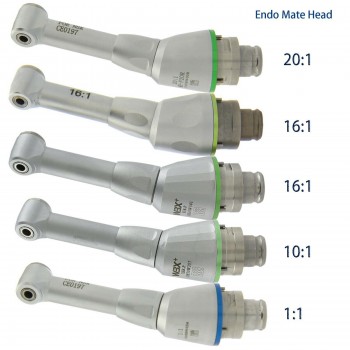 Dental 1:1 10:1 16:1 20:1 Contra Angle Endo Head Handpiece Fit NSK Endo-Mate