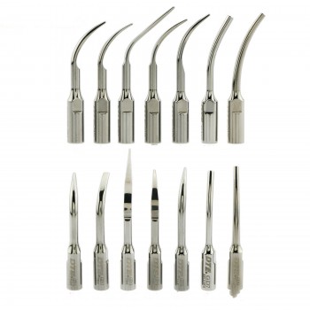 10Pcs Woodpecker DTE Dental Supragingival Scaling Ultrasonic Scaler Tips Fit NSK SATELEC
