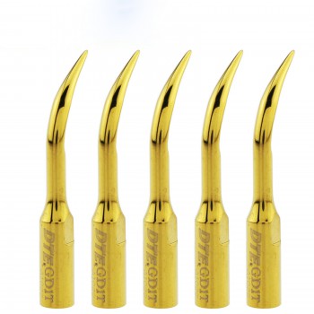 10Pcs Woodpecker Dental Ultrasonic Supragingival Scaling Scaler Tips GD1T DTE Satelec