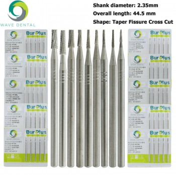 5 Packs Wave Dental Carbide Burs For Low Speed Straight Handpiece HP 698 699 701...