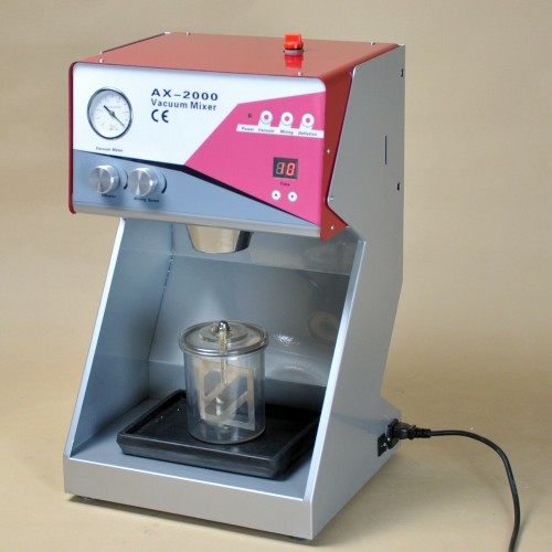 Dental Vacuum Mixer AX-2000C+ with Built-in Pump for Mix Plasters