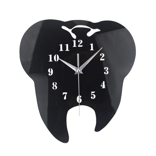 Tooth Wall Clocks Tooth Dentistry Wall Clock Laser Cut Dental Clinic Decor Teeth Clock Care Dental Doctor Gift