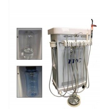 TPC MC3600 Mobile Dental Delivery Cart Unit Built-in Oil-free Air Compressor