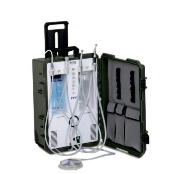 TPC PC2630 Self Contained Portable Dental Delivery Unit System with Air Compressor +3 Way Syringe