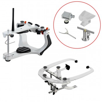 Dental Lab A7 PLUS Type Semi-Adjustable Articulator with Face Bow & Carry Case X...