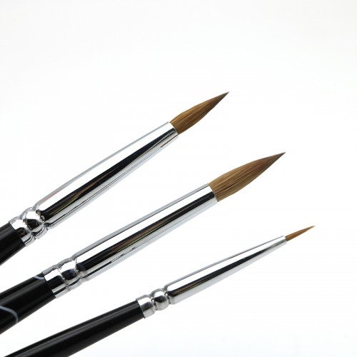 5Pcs Dental Lab 0# 6# 8# Finest Sable Porcelain Ceramic Brush Pen