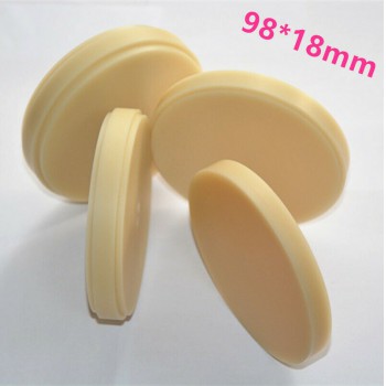 5PCS Dental PMMA Blocks with A0/A1/A2/A3 Color Dental Materials