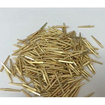 1000Pcs High Precision Dental Lab Brass Double Dowel Pins with Spike