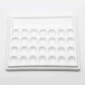 28 Slots Dental Lab Porcelain Mixing Watering Plate Wet Tray