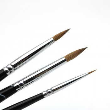 5Pcs Dental Lab 0# 6# 8# Finest Sable Porcelain Ceramic Brush Pen