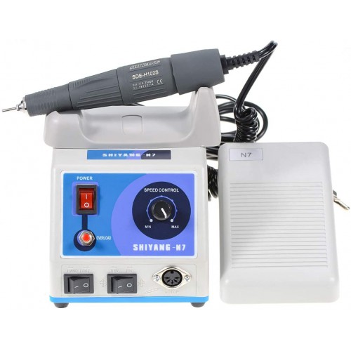 SHIYANG N7 Dental Micro Motor Polisher Machine + SDE-H102S 35K RPM Handpiece Compatible Marathon