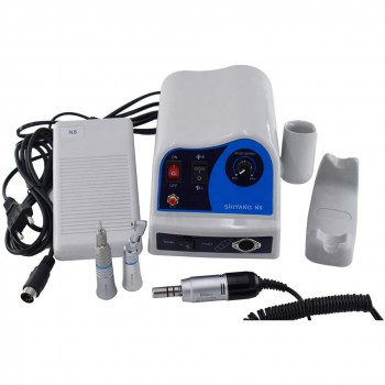SHIYANG N8 Micro Motor With Straight & Contra Angle Handpiece Compatible with Ma...