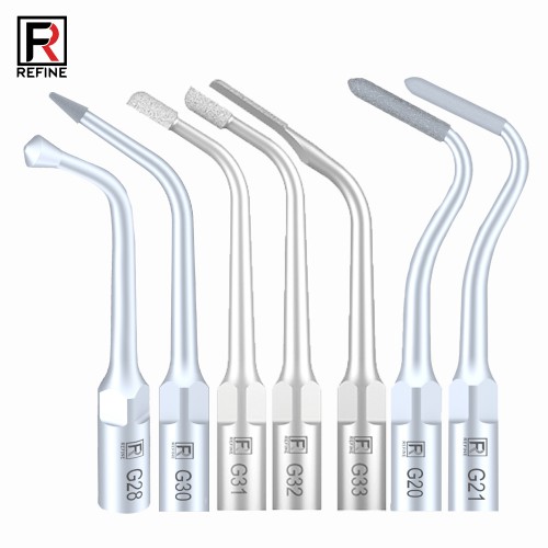5Pcs G20 G21 G30 G31 G32 G33 G35 Scaling Tips Compatible with REFINE EMS Woodpecker Scaler Handpiece