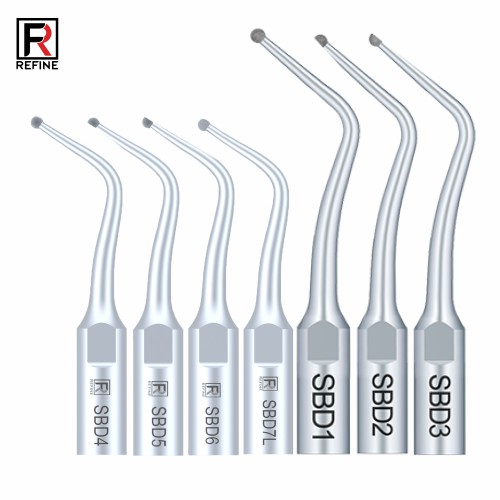 5Pcs Ultrasonic Scaler Tips SBD1 SBD2 SBD3 SBD4 SBD5/6 SBDR SBDL SBD7L SBD7R for SATELEC NSK DTE