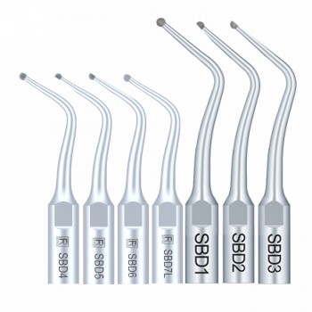 5Pcs Ultrasonic Scaler Tips SBD1 SBD2 SBD3 SBD4 SBD5/6 SBDR SBDL SBD7L SBD7R for SATELEC NSK DTE