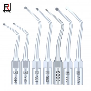 5Pcs Dental Scaler Tip SB1 SB2 SB3 SB4 SB5 SBR SBL Fit REFINE EMS Woodpecker Scaler Handpiece