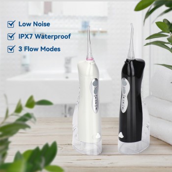 Portable Oral Irrigator USB Rechargeable Dental Water Jet Water Tank Waterproof Travel Family