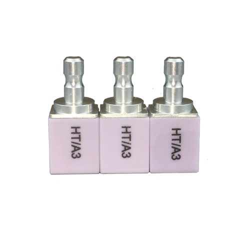 5Pcs C14 Dental Lithium Disilicate Glass Ceramic Blocks CEREC Emax for Dental Lab Making Veneer