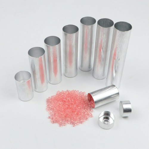 100PCS 25.5*45mm Dental Lab Aluminum Tube Empty Cartridges For Flexible Acrylic