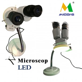 Dental LED Microscope 8X Comprehensive Magnification 360° Revolve Lab Equipment