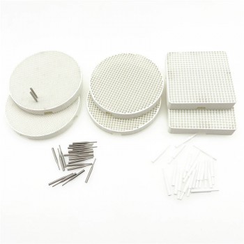 Dental Lab Square/ Round Honeycomb Firing Trays with Metal Pins Pan Rack Circle ...
