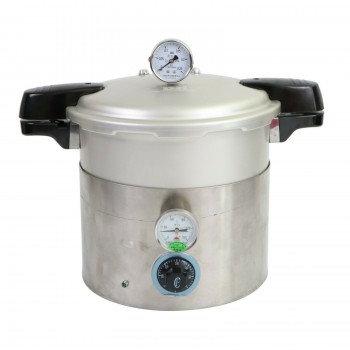 1800W Dental Lab Labortory Steam Autoclave Sterilizer High Pressure Sterilization Pot