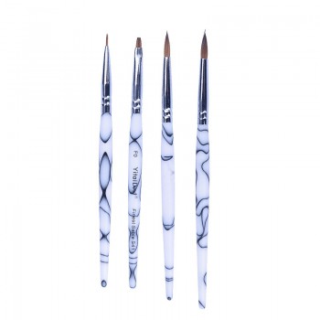 5Pcs Dental Lab Porcelain Ceramic Sable Ermine Brush Pen Set Tool