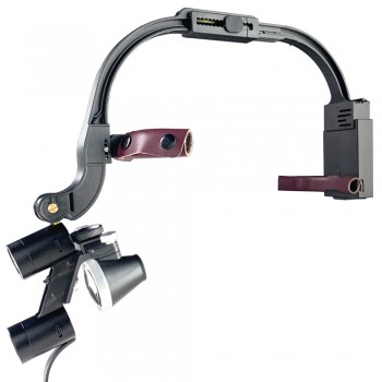 2.5X 3.5X Wireless Headband Dental LED Head Light Headlight for Magnification Binocular Loupes 5W LED Shadowless Light